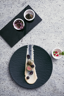 Villeroy & Boch Dinerbord Manufacture Rock - Sort - ø 25 cm