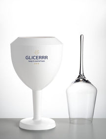 GLICERRR Vinglas køler og holder sæt + glas