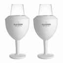 GLICERRR Vinglas køler og holder sæt + glas - 2 stykker