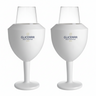 GLICERRR Vinglas køler og holder sæt + glas - 2 stykker