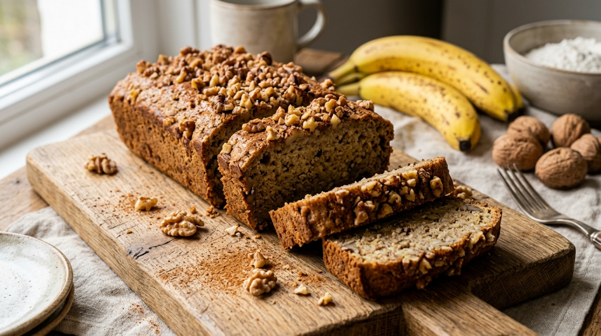 Saftigt, nøddeagtigt og naturligt glutenfrit bagt i ovnen.