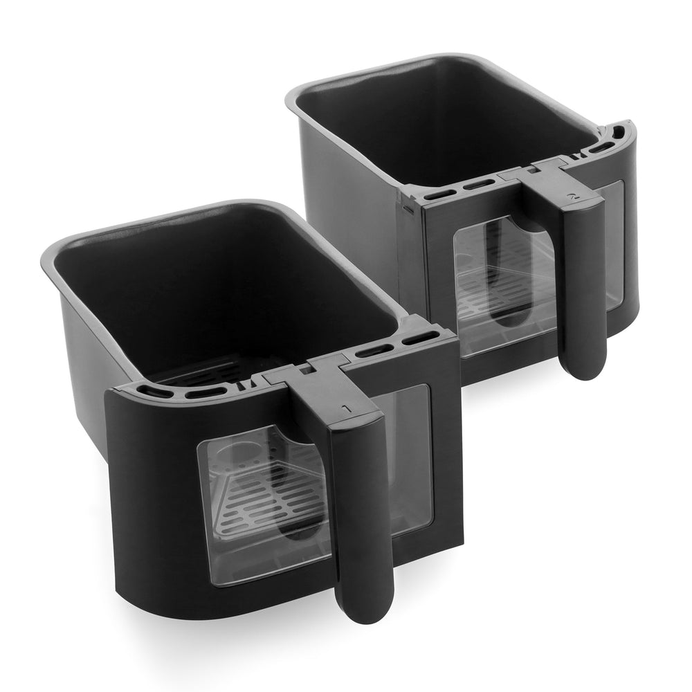 GreenPan Dubbele Airfryer Bistro Dual Zone - Sort - 8 Liter (2 x 4 Liter)