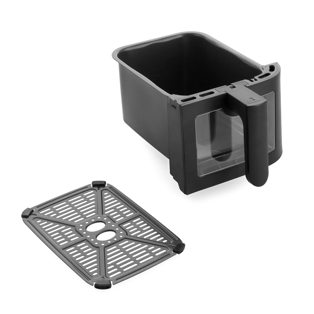 GreenPan Dubbele Airfryer Bistro Dual Zone - Sort - 8 Liter (2 x 4 Liter)