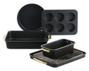 GreenPan Bagesæt Padova Reserve Black 6-delt - keramisk non-stick belægning