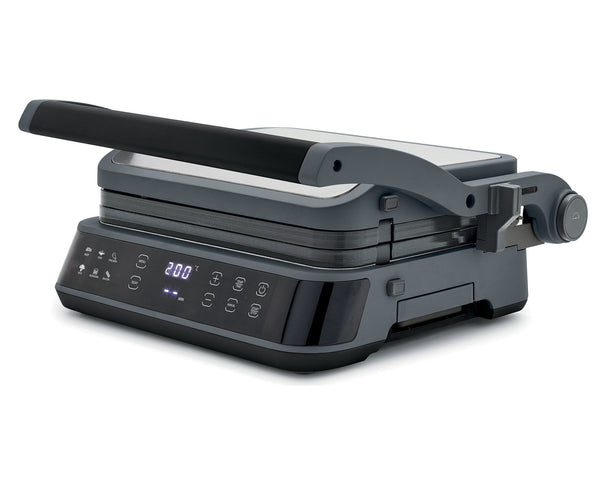GreenPan Kontaktgrill Advanced Grill Digital - Vendbare grill- og stegeplader - Grå
