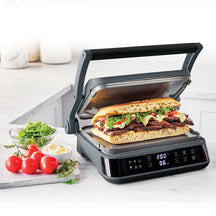 GreenPan Contactgrill Advanced Grill Digitaal - Omkeerbare Grill- en Bakplaten - Grijs - sfeerbeeld 1