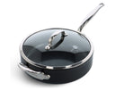 GreenPan Sauterpande med låg Barcelona Pro Sort ø 28 cm / 4,6 Liter - keramisk non-stick belægning