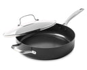 GreenPan Sauterpande med låg Copenhagen Sort ø 28 cm / 4,3 Liter - keramisk non-stick belægning
