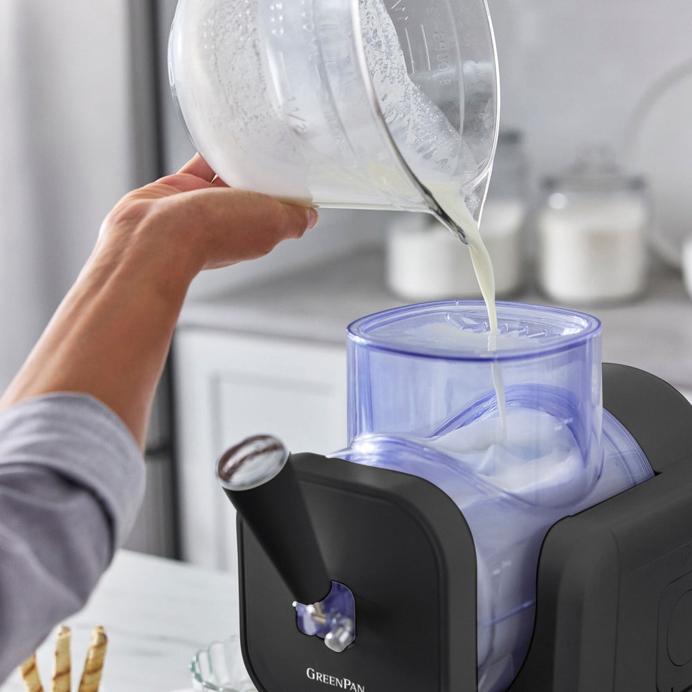 GreenPan IJsmaskine Frost - Grå - Softice, Flødeis, Slushies, Milkshakes & Smoothies - 1,8 Liter
