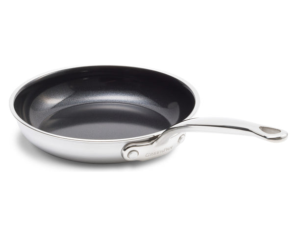 GreenPan Stegepande Premiere Rustfrit Stål ø 28 cm - keramisk non-stick belægning