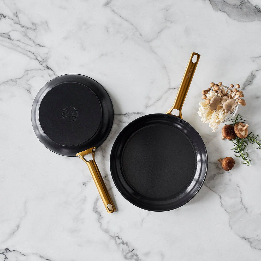 GreenPan Koekenpannenset Padova Reserve Black ø 20 & 26 cm - bovenaanzicht