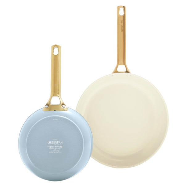 GreenPan Stegepandesæt Padova Reserve Light Blue 2-delt - Stegepande ø 20 & 26 cm - keramisk non-stick belægning