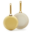 GreenPan Stegepandesæt Padova Reserve Sunshine Yellow 2-delt - Stegepande ø 20 & 26 cm - keramisk non-stick belægning