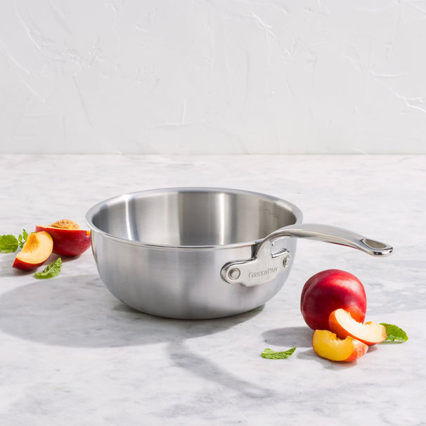 GreenPan Sauteuse Première Pro ø 20 cm / 2,36 Liter - uden non-stick belægning