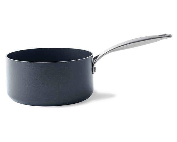 GreenPan Kasserolle Copenhagen Sort ø 18 cm / 2,1 Liter - keramisk non-stick belægning