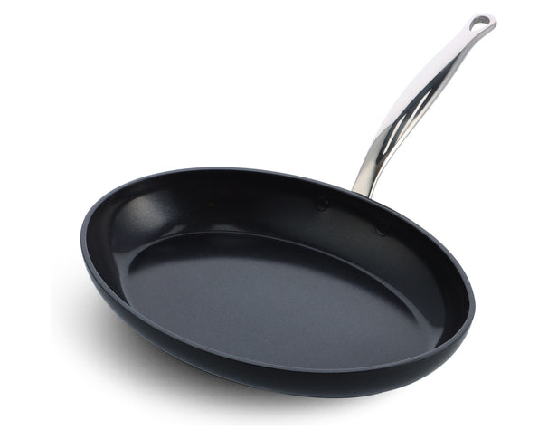 GreenPan Fiskepande Oval Barcelona Pro 33 x 23 cm - keramisk non-stick belægning