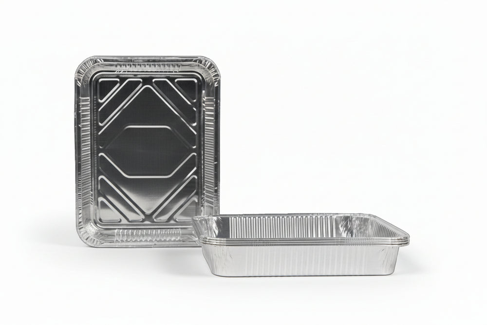 Cookinglife Grill BBQ Aluminium Bakjes / BBQ Grill Tray - 23 x 18 cm - 18 styk