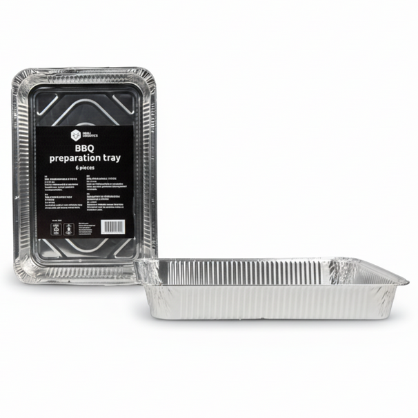 Cookinglife Grill BBQ Aluminium Bakker / BBQ Grill Tray - 34 x 21 cm - 18 stk.