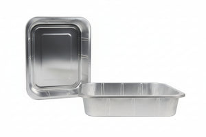 Cookinglife Grill BBQ Aluminium Bakker / BBQ Grill Tray - 32 x 26 cm - Genanvendelig - 5 stk.