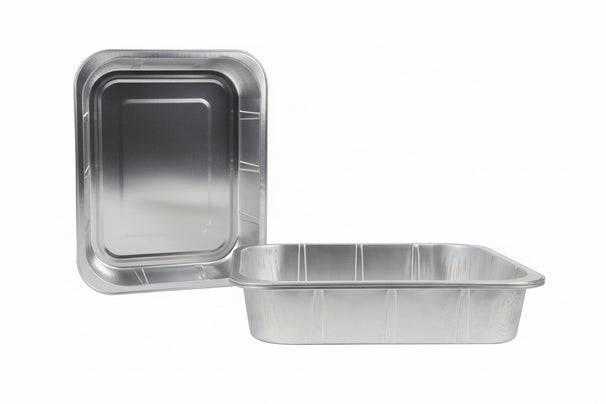 Cookinglife Grill BBQ Aluminium Bakker / BBQ Grill Tray - 32 x 26 cm - Genanvendelig - 5 stk.
