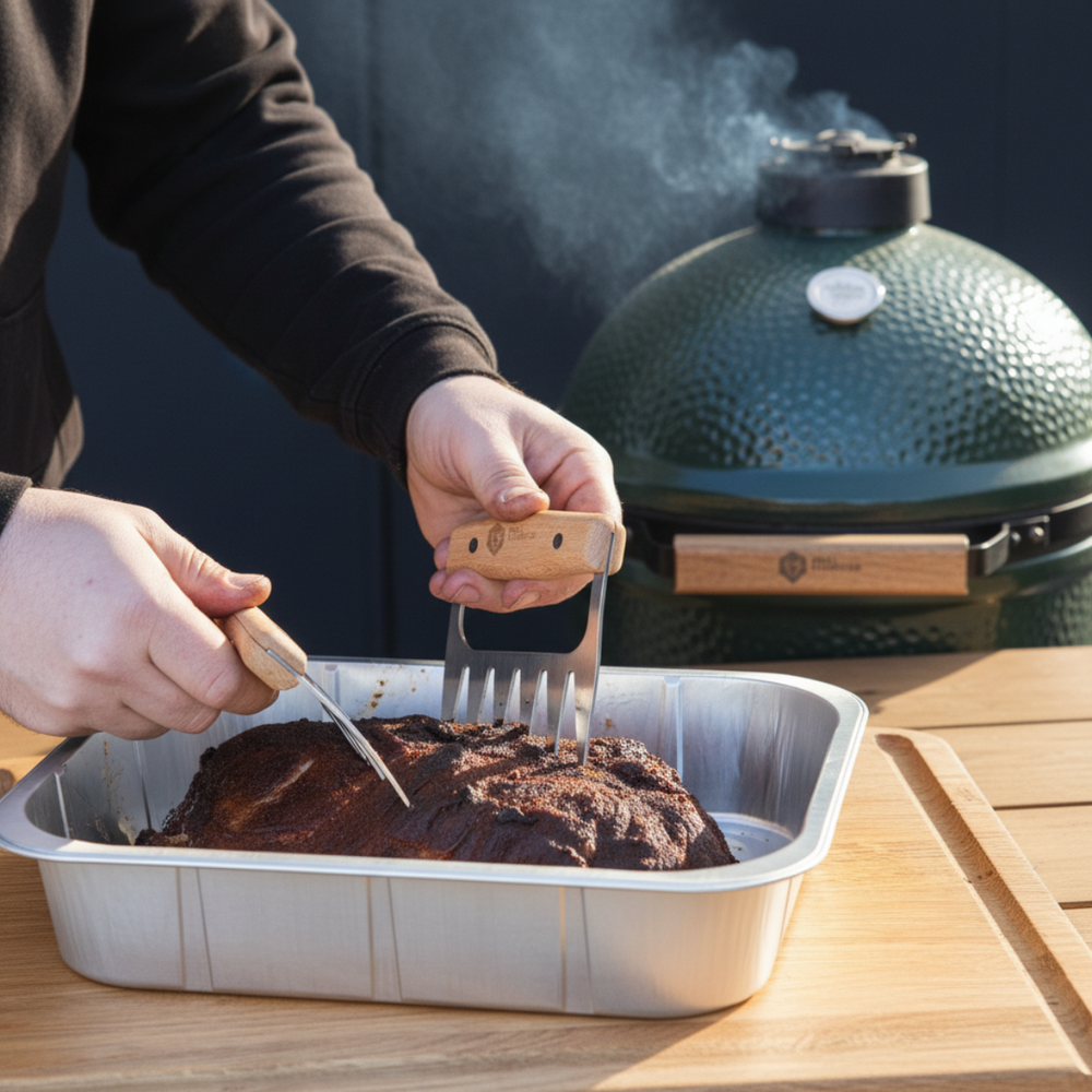 Cookinglife Grill BBQ Aluminium Bakker / BBQ Grill Tray - 32 x 26 cm - Genanvendelig - 5 stk.