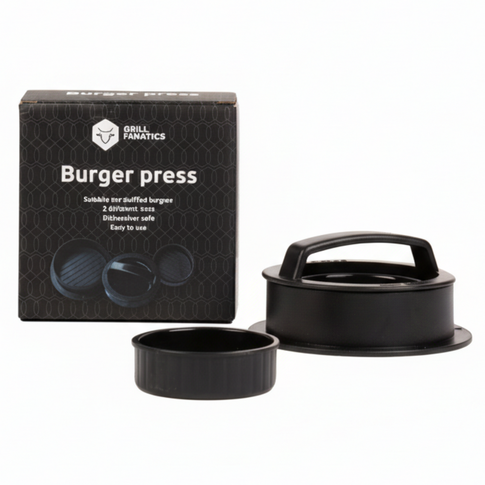 Cookinglife Grill Hamburgerpresser / Burger Press - 2 størrelser - ø 10,5 cm & 6,5 cm