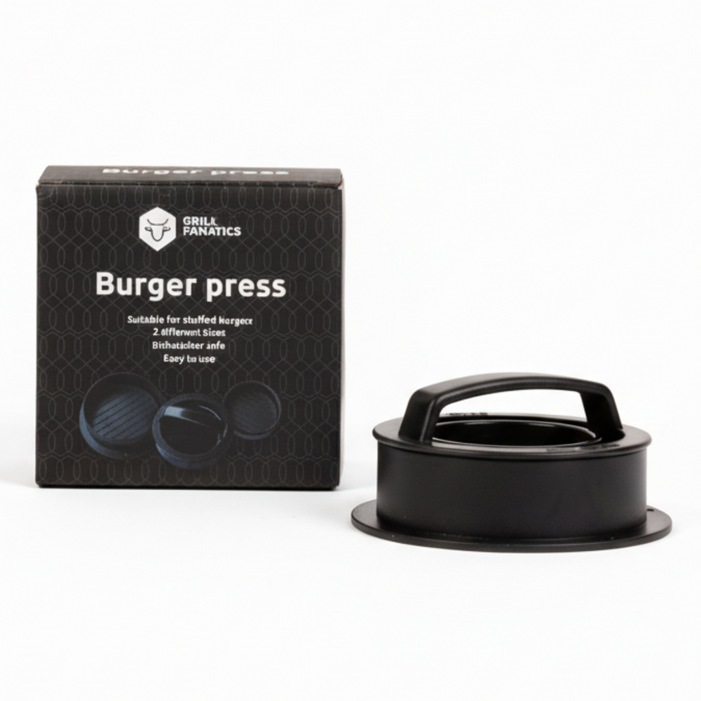 Cookinglife Grill Hamburgerpresser / Burger Press - 2 størrelser - ø 10,5 cm & 6,5 cm