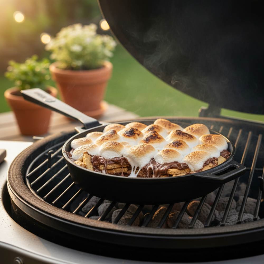 Cookinglife Grill Stegepande / Skillet Gussejern ø 25 cm - Aftageligt håndtag
