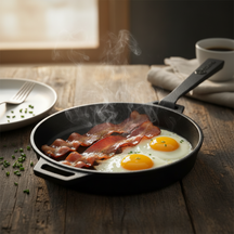 Cookinglife Grill Stegepande / Skillet Gussejern ø 25 cm - Aftageligt håndtag