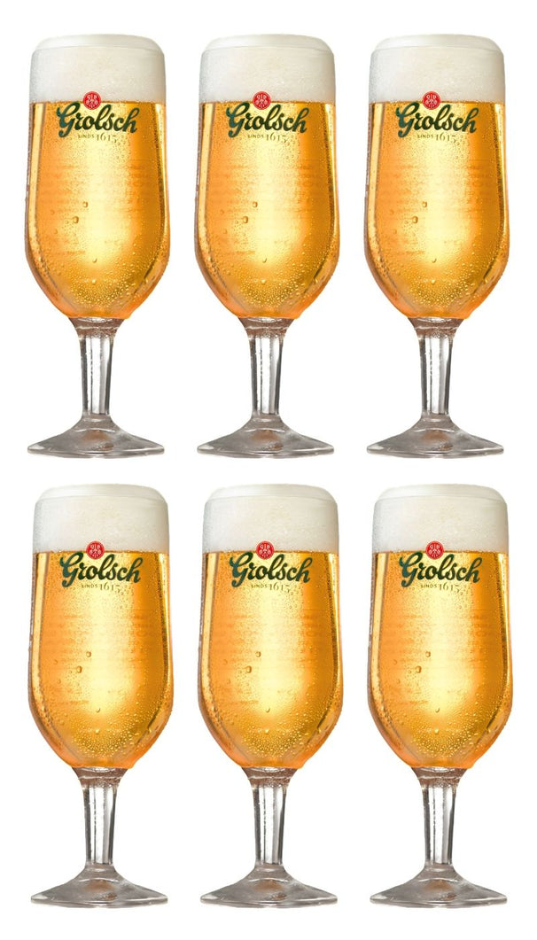Grolsch Ølglas på Fod Classic - 250 ml - 6 stk.