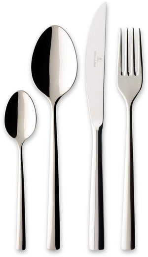Villeroy & Boch Bestik Sæt Piemont - 18/10 Rustfrit Stål - 4-delt / 1 person
