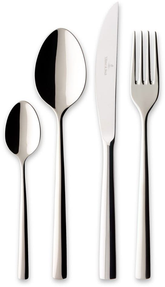 Villeroy & Boch Bestik Sæt Piemont - 18/10 Rustfrit Stål - 4-delt / 1 person