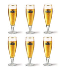 Hertog Jan Bierglazen op Voet - 250 ml - 6 stuks