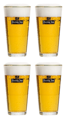 Hertog Jan Bierglazen vaasje 250 ml - 4 Stuks