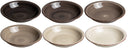 Cookinglife Dybe tallerkener / Pastatallerkener Delice Grå ø 21 cm - 6 stk.