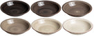 Cookinglife Dybe tallerkener / Pastatallerkener Delice Grå ø 21 cm - 6 stk.
