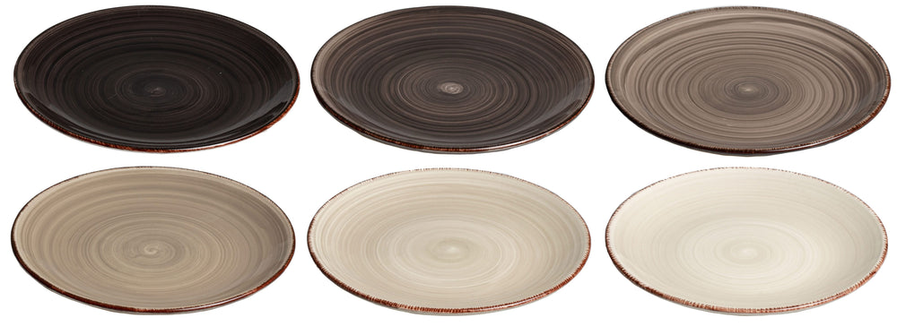Cookinglife Morgenmadstallerkener / Desserttallerkener Delice Grå ø 19 cm - 6 stk.