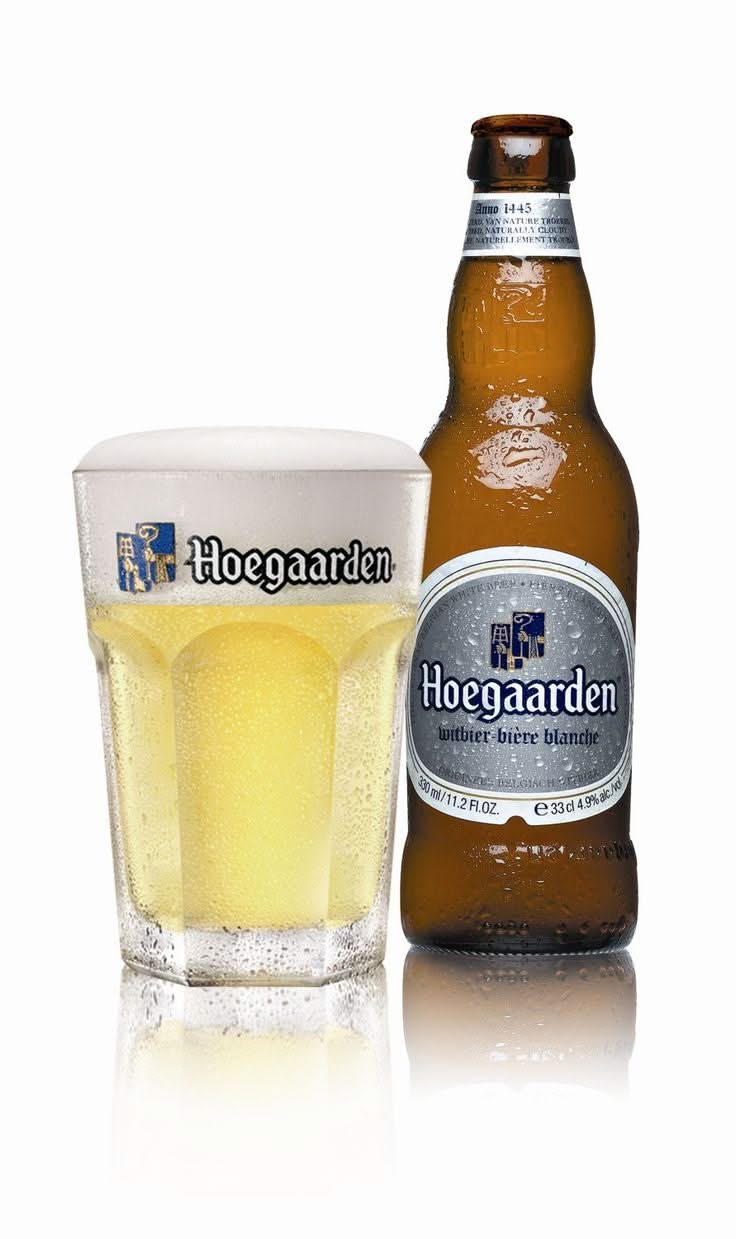 Hoegaarden Bierglazen Witbier 250 ml - 4 Stuks