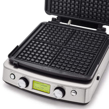GreenPan Wafelijzer - Black - inklusive 2 sæt vaffelplader - Keramisk non-stick belægning