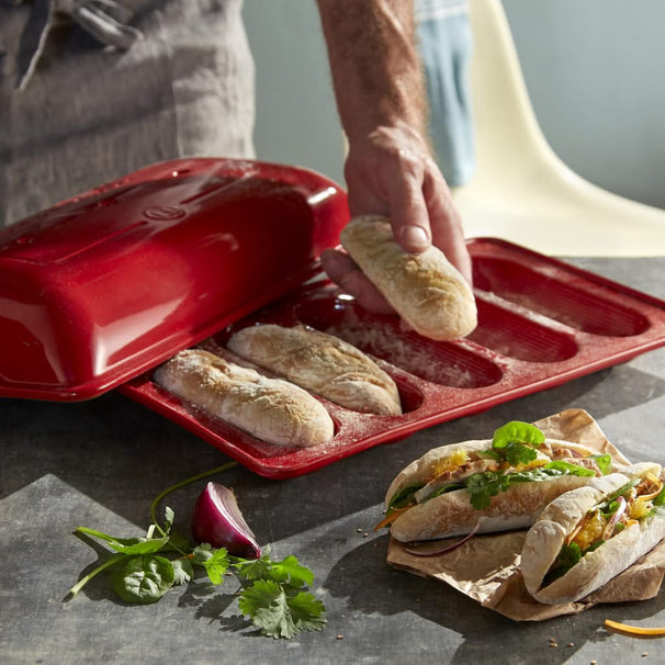 Emile Henry Broodbakvorm mini Baguettes Grand Cru
