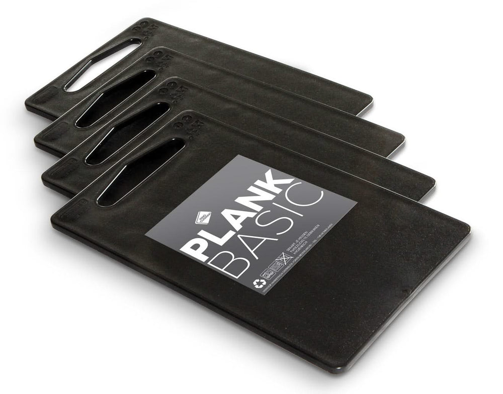 Inno Cuisinno Skærebrætter Basic - 25 x 15 cm - Sort - 4 stk.