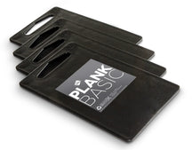 Inno Cuisinno Skærebrætter Basic - 25 x 15 cm - Sort - 4 stk.