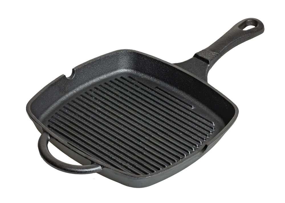 Blackwell Grillpande Gussejern Cast Iron 23 x 23 cm - egnet til alle varmekilder - uden non-stick belægning