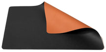 Cookinglife Placemats - Dobbelt så meget - Vegansk læder - Cognac / Sort 46 x 33 cm - 6 Stykker