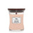 WoodWick Geurkaars Medium Coastal Sunset - 11 cm / ø 10 cm - Geurkaars i Glas - Houten Lont