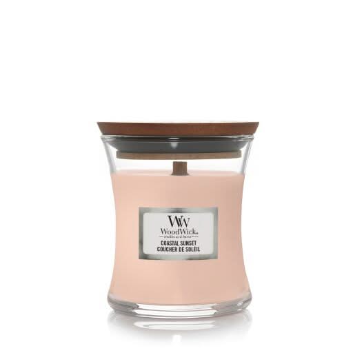WoodWick Duftlys Mini Coastal Sunset - 8 cm / ø 7 cm