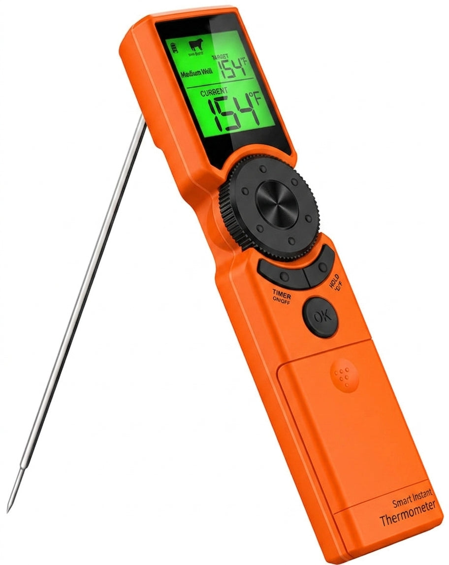 Keij Kamado Digital BBQ Kødtermometer - Supersnabbt - Vandtæt