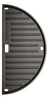 Keij Kamado Halve Maan Grillplade / Plancha Compact - Emaljeret Gussejern - 2-sidet - 33 cm - til 15 tommer Kamadoer - Universel