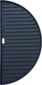 Keij Kamado Halve Maan Grillplade / Plancha Large - Emaljeret Gussejern - 2-sidet - 46.5 cm - til 21 tommer Kamadoer - Universel