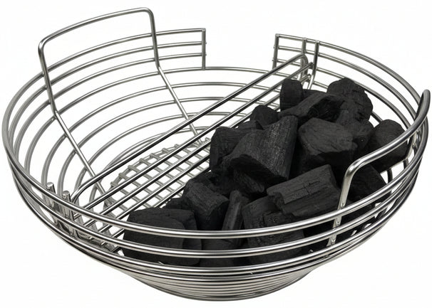 Keij Kamado Kolenmand (X)Large - til 21/23 tommer Kamado's - med udskæring til chipfeeder - Universel